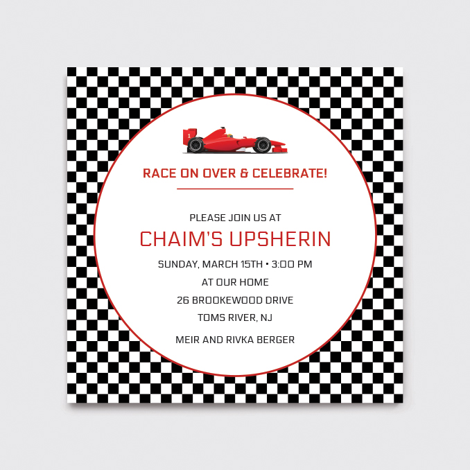 Upsherin Invitation Style 1