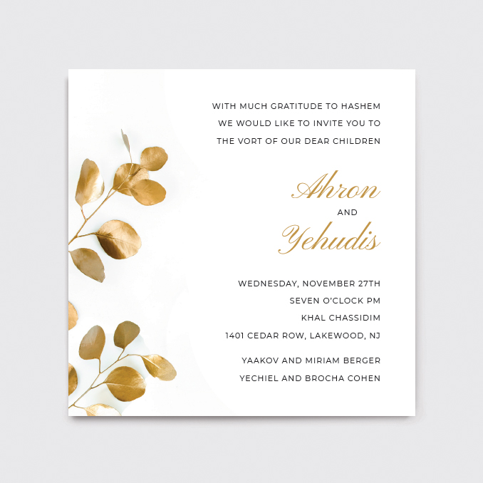 Vort Invitation Style 19