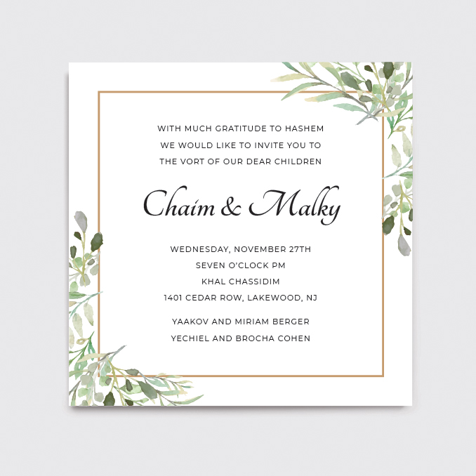 Vort Invitation Style 13